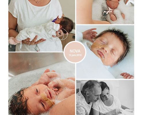 Nova prematuur geboren met 33 weken, flesvoeding, sondevoeding, vroeggeboorte, Reinier de Graaf