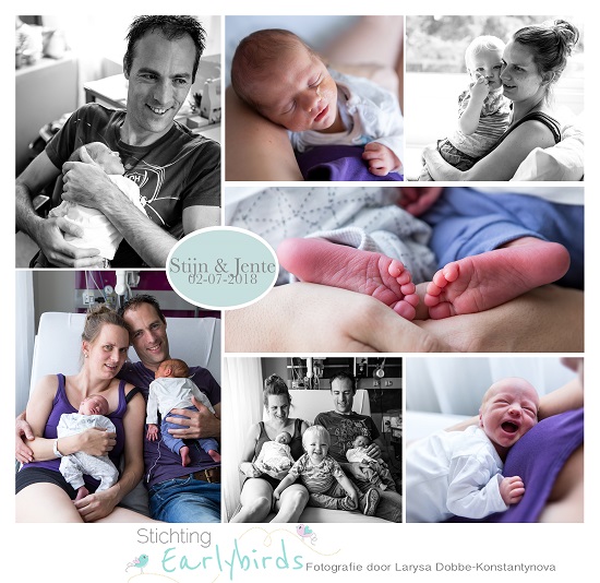 Stijn & Jente prematuur geboren met 35 weken, tweeling, sondevoeding