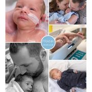 Frank prematuur geboren met 33 weken, Antonius Nieuwegein, groei echo, spoedkeizersnede, couveuse, CPAP, sonde
