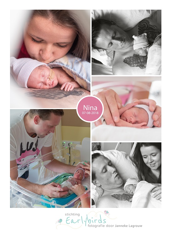 Nina prematuur geboren met 29 weken en 4 dagen, LUMC, groeiachterstand, spoedkeizersnede, sondevoeding