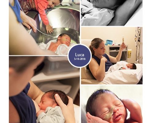 Luca prematuur geboren met 33 weken, wiegje, borstvoeding, neussonde
