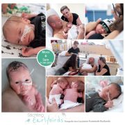 Moos & Sem prematuur geboren met 30 weken, tweeling, buidelen, Amphia Breda, sondevoeding