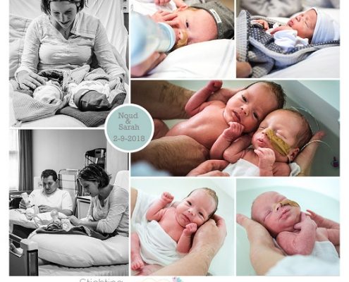 Noud & Sarah prematuur geboren met 33 weken, tweeling, sonde, vroeggeboorte