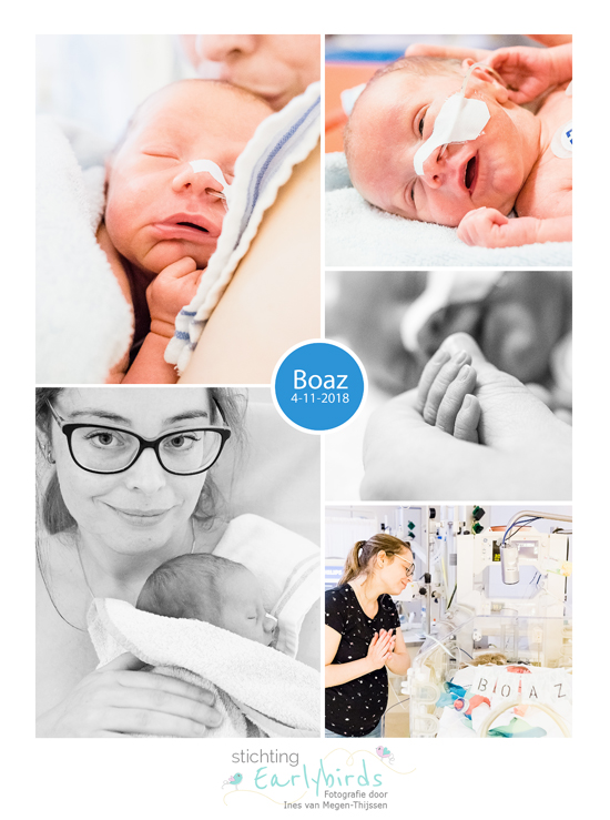 Boaz prematuur geboren met 34 weken, St. Anna ziekenhuis, spoedkeizersnede, zwangerschapsvergiftiging, sonde, flesvoeding