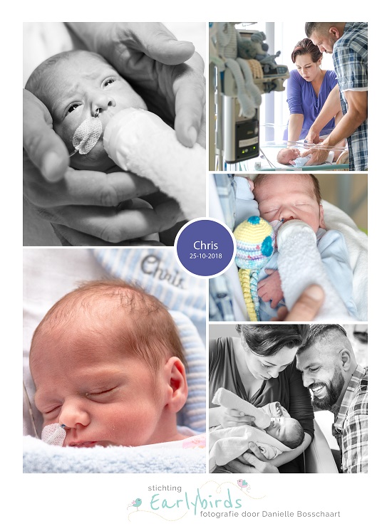 Chris prematuur geboren met 32 weken, St. Antonius ziekenhuis Nieuwegein, sonde, vroeggeboorte