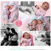 Noa & Liz prematuur geboren met 34 weken, tweeling, Bravis moede ren kind, gebroken vliezen, CTG, couveuse, sonde