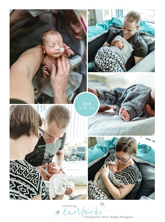 Sem prematuur geboren met 33 weken en 4 dagen, CTG, keizersnede, CPAP, couveuse, sonde, Slingeland ziekenhuis
