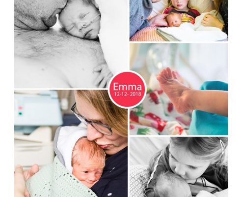 Emma prematuur geboren met 36 weken en 2 dagen, SJG Weert, spoedkeizersnede, sonde