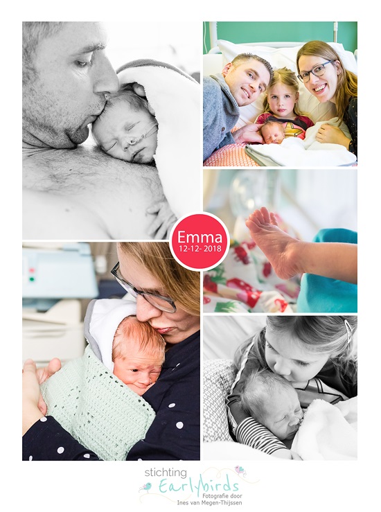 Emma prematuur geboren met 36 weken en 2 dagen, SJG Weert, spoedkeizersnede, sonde