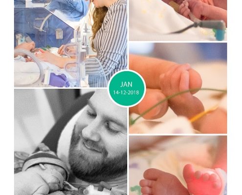 Jan prematuur geboren met 26 weken en 6 dagen, AMC, Isala Zwolle, Ronald McDonaldhuis, vroeggeboorte