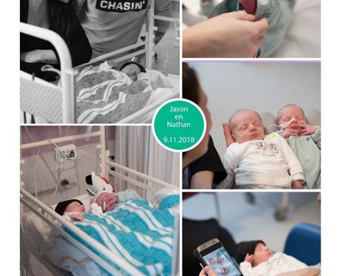 Jason & Nathan prematuur geboren met 35 weken en 6 dagen, JKZ, tweeling, sonde, Haga ziekenhuis