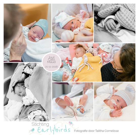 Juul & Cato & Maud prematuur geboren met 34 weken, drieling, sonde, vroeggeboorte