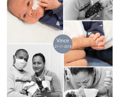 Vince prematuur geboren met 31 weken en 5 dagen, Bernhoven, logrijping, keizersnede, sonde