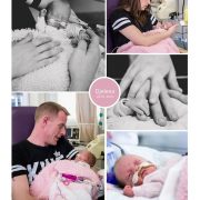 Djelena prematuur geboren met 29 weken en 2 dagen, UMC Maastricht, sonde, weeenremmers, knuffelen