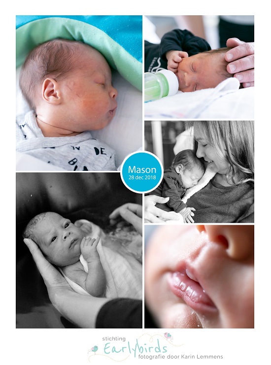 Mason prematuur geboren met 32 weken, Maastricht UMC, flesvoeding, badderen, vroeggeboorte