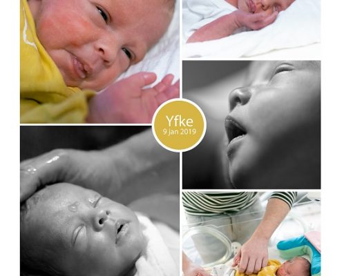 Yfke prematuur geboren met 33 weken en 5 dagen, weeenremmers, longrijping, gebroken vliezen, couveuse, sonde