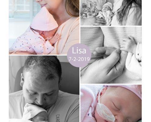 Lisa prematuur geboren met 32 weken en 3 dagen, tweeling, TTTS syndroom, weeenremmers, Bernhoven, sondevoeding