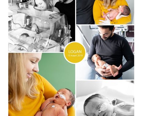 Logan prematuur geboren met 34 weken, Slingeland ziekenhuis, zwangerschapsvergiftiging, longrijping, couveuse, sonde