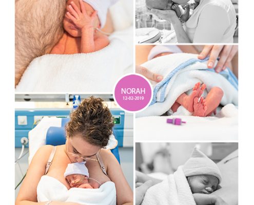 Norah prematuur geboren met 33 weken, Bronovo, couveuse, zwangerschapsvergiftiging, LUMC, sonde, buidelen