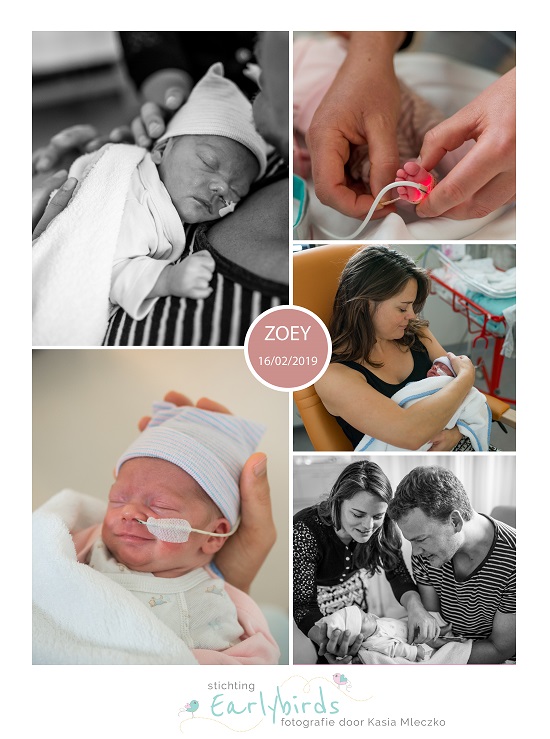 Zoey prematuur geboren met 32 weken, sonde, knuffelen, vroeggeboorte