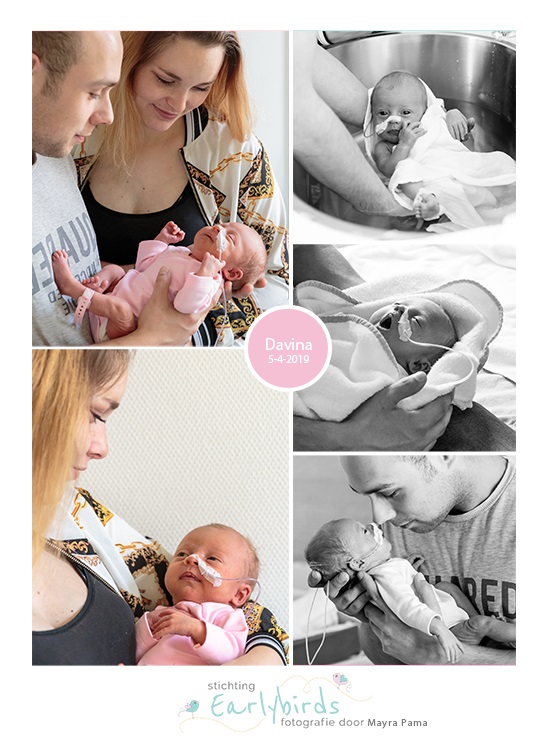 Davina prematuur geboren met 33 weken en 6 dagen, Meander, couveuse, knuffelen, flesvoeding, sonde