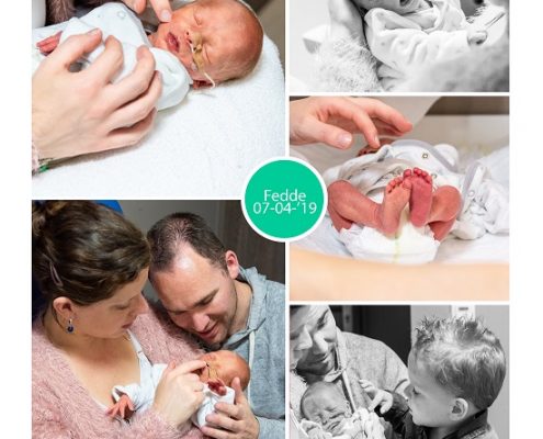 Fedde prematuur geboren met 35 weken, Bravis Bergen op Zoom, borstvoeding, sonde