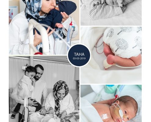 Taha prematuur geboren met 31 weken, Ikazia Rotterdam, sonde, vroeggeboorte