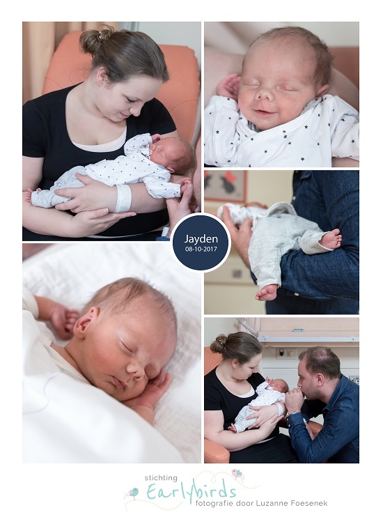 Jayden Thijs prematuur geboren met 33 weken, gebroken vliezen, CTG, weeenremmers, longrijping