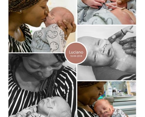 Luciano prematuur geboren met 32 weken en 3 dagen, Flevo ziekenhuis Almere, weeenremmers, longrijping, borstvoeding, sonde