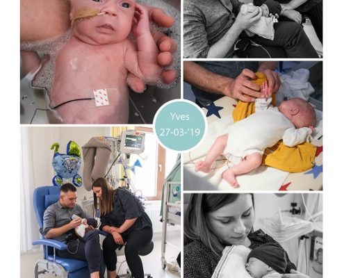 Yves prematuur geboren met 31 weken en 3 dagen, Erasmus MC, keizersnede, Maasstad, sonde, badderen