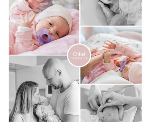 Chloé prematuur geboren met 34 weken, Ikazia Rotterdam, spoedkeizersnede, sonde