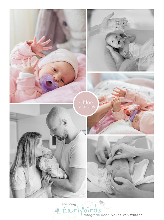 Chloé prematuur geboren met 34 weken, Ikazia Rotterdam, spoedkeizersnede, sonde