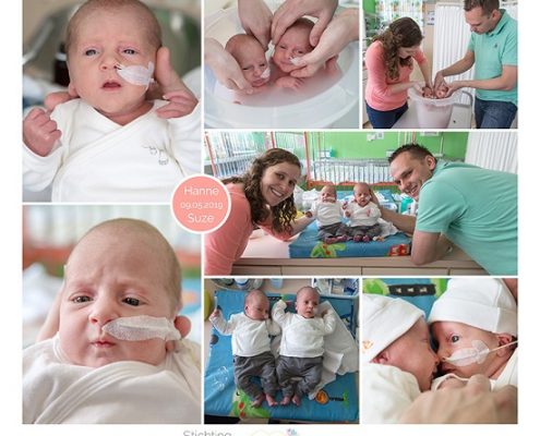 Hanne & Suze prematuur geboren met 35 weken en 1 dag, tweeling, sonde, Beatrix ziekenhuis, couveuse
