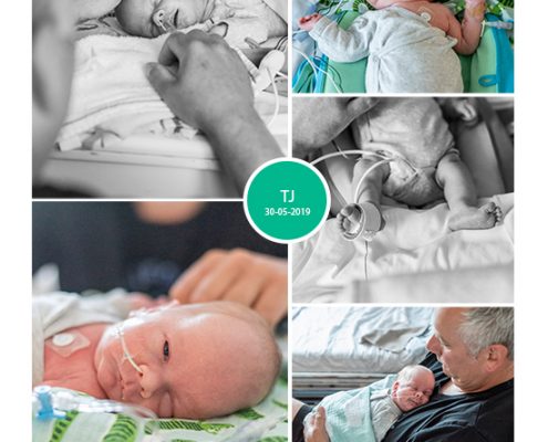 TJ prematuur geboren met 30 weken, Ikazia, buidelen, sonde