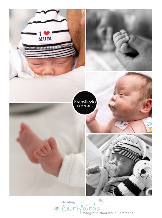 Fransliezio prematuur geboren met 29 weken, Laurentius ziekenhuis Roermond, knuffelen, sonde