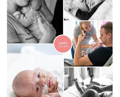 Jamie prematuur geboren met 30+ weken, Rijnstate Arnhem, zwangerschapsvergiftiging, couveuse, sonde