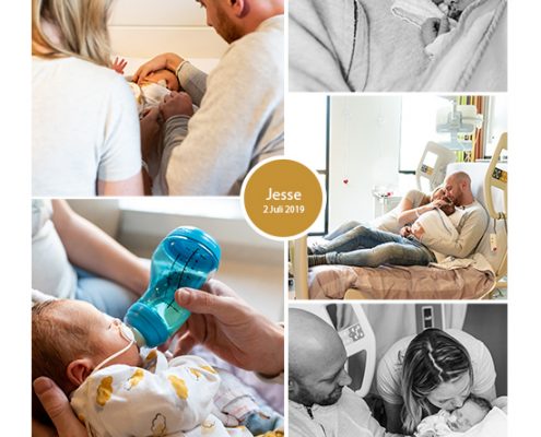 Jesse prematuur geboren met 34 weken, Jeroen Bosch ziekenhuis, knuffelen, sonde
