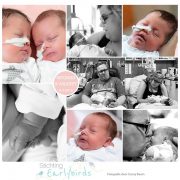 Meghan & Valerey prematuur geboren met 33 weken en 3 dagen, tweeling, Bravis Moeder en kind, couveuse, zwangerschapsvergiftiging, keizersnede, sonde