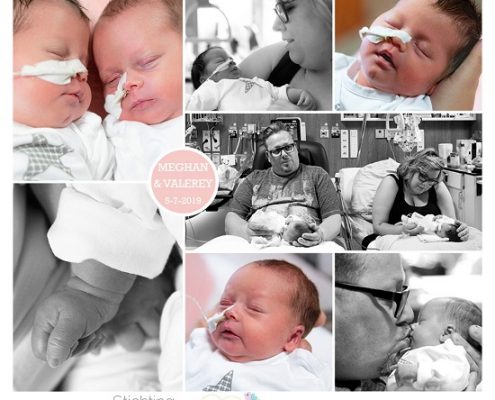 Meghan & Valerey prematuur geboren met 33 weken en 3 dagen, tweeling, Bravis Moeder en kind, couveuse, zwangerschapsvergiftiging, keizersnede, sonde