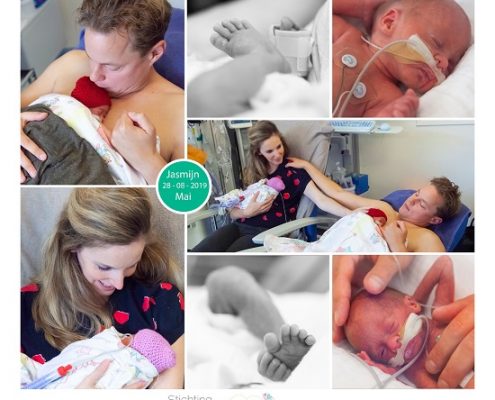 Jasmijn & Mai prematuur geboren met 30 weken, tweeling, UMCG, buidelen, vroeggeboorte
