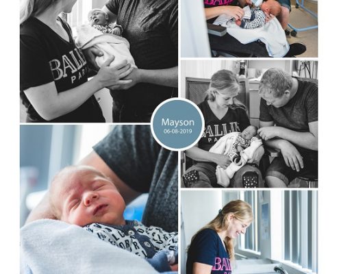 Mayson prematuur geboren met 34 weken, vroeggeboorte