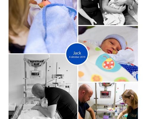 Jack prematuur geboren met 34 weken, Martini ziekenhuis, sonde, vroeggeboorte