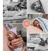 Jailey prematuur geboren bij 28 weken, WKZ, NICU, sonde, buidelen, couveuse