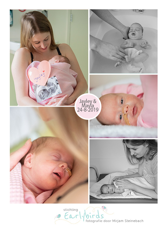 Mayla & Jayley prematuur geboren met 29 weken, tweeling, buidelen, borstvoeding, engeltje, UMCG, gebroken vliezen, weeenremmers, longrijping, Martini