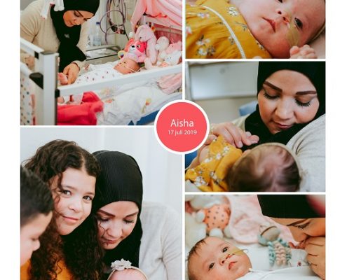 Aisha prematuur geboren met 36 weken, Sofia Kinder Ziekenhuis, sonde, vroeggeboorte