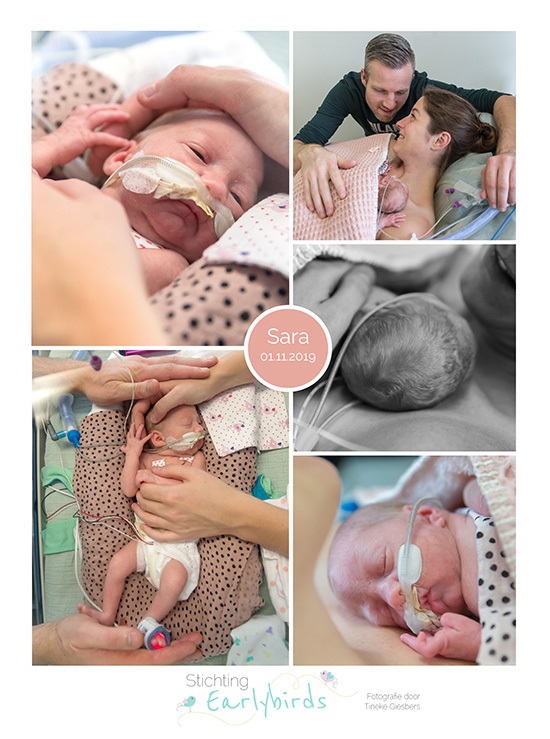Sara prematuur geboren met 28 weken en 5 dagen, WKZ, Antonius, couveuse, sonde, buidelen