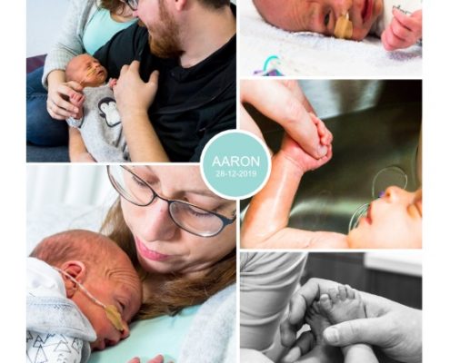 Aaron prematuur geboren met 32 weken, ZGT ALmelo, couveuse, CPAP, sonde