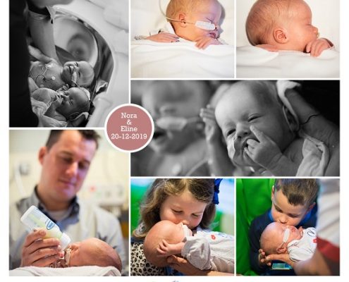 Eline & Nora prematuur geboren met 33 weken, Slingeland Doetinchem, tweeling, sonde, flesvoeding, badderen