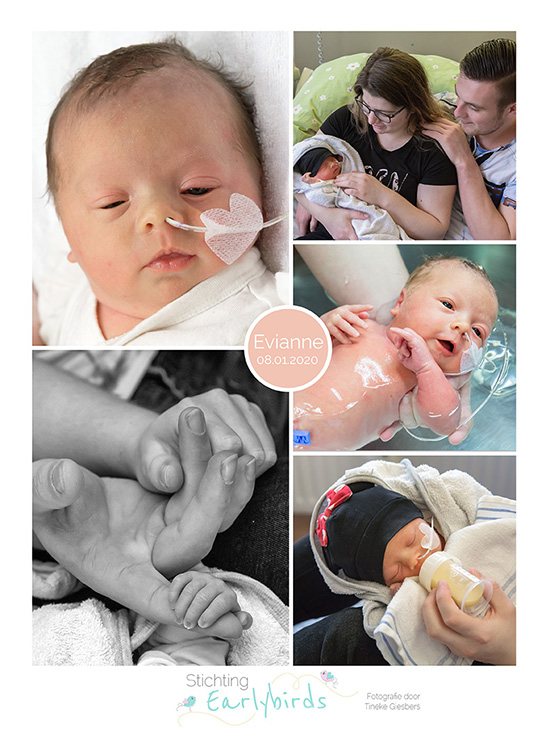 Eviannne prematuur geboren met 34 weken, Beatrix ziekenhuis, couveuse, sonde, badderen
