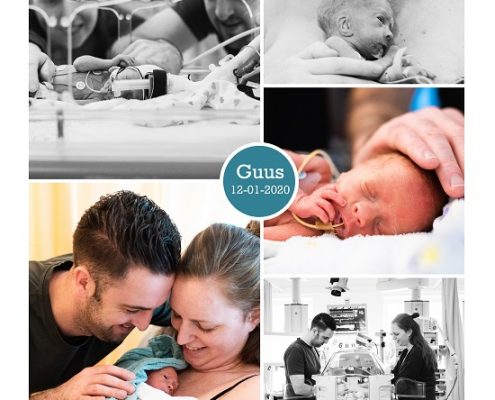 Guus prematuur geboren met 29 weken, spoedkeizersnede, pre-eclampsie, HELLP, CPAP, sonde, buidelen, couveuse